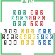 [Amleso] Keeper Flip Number Cards Numbers 0-9 Score, Dashboard for Sports, Football Score Table