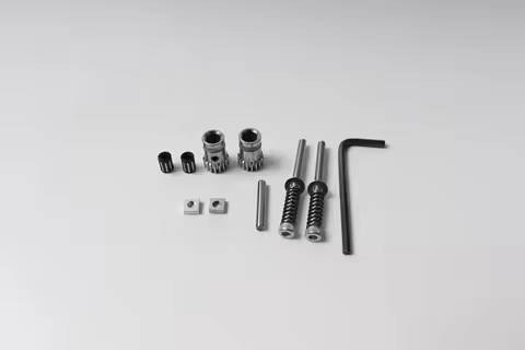 Prusa i3 mk2.5/mk3 3D Printer Extruder Driving Gears Btech Dual Gears With 2pcs Extruder Spring MK3 