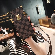 Samsung Galaxy S24 S23 S22 S21 S20 FE Note 20 Ultra 10 S10 Lite S10E S9 + S8 Plus J7 J6 J4 J5 J2 Prime 4G 5G Old Fashion Damier Hard TPU Phone Case Cover