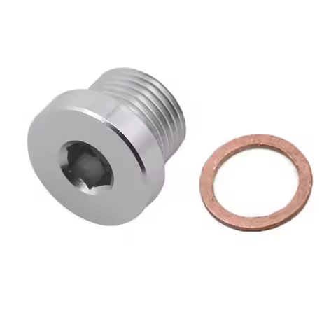 For Porsche 986 996 Oil Drain Plug Engine BILLET Aluminum with MAGNET New Fit 911 Boxster Cayman Car