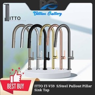 ITTO HIGH GRADE S/Steel 304 Pullout Pillar Sink Tap