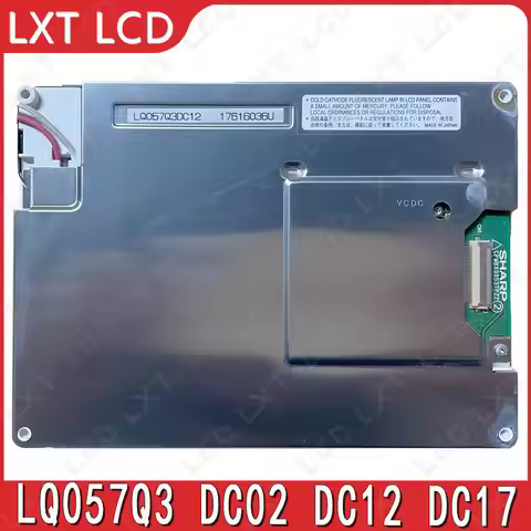 LCD Display Screen For LQ057Q3DC02 LQ057Q3DC12 LQ057Q3DC17 Original New Panel 5.7 Inch 320x240 LCD D