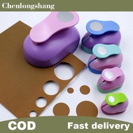 chenlongshang 9/16/25mm Circle Round Hole Punch DIY Handmade Paper Scrapbooking Cutter Tool EN