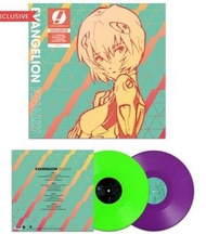 <出全新未拆> EVA EVANGELION FINALLY VINYL 二十五週年限定紫綠色黑膠