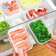 [LI] 700/900/1000/1400ml Refrigerator  Meat Storage Box Fresh-keeping Box Superimposed Organizadores