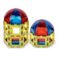 28 Piece Magnetic Tiles Dome Set - Now with Stronger Magnets, STEM Toys for Kids, Sturdy, Super Dura