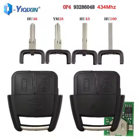 YIQIXIN OP4 Key For Opel Astra Omega Vauxhall Zafira Remote Car Key For Chevrolet Vectra Agila Viva 