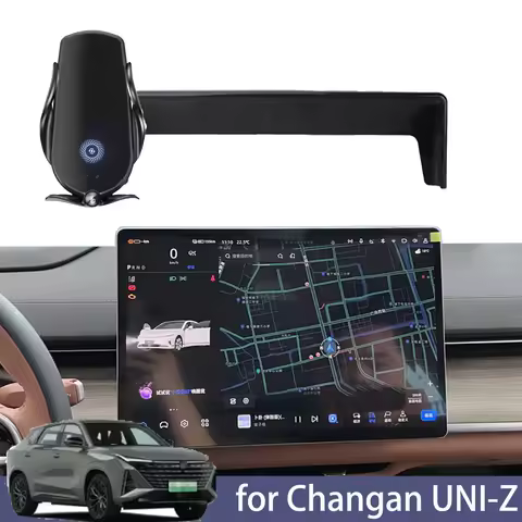 Car Phone Holder for Changan UNI-Z Screen Navigation Bracket Magnetic New Energy Wireless Charging R