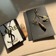 YSL2023情人節活動 香水YSL LIBRE EDP INTENSE 1.2ML YSL掛件情挑誘吻時尚配件