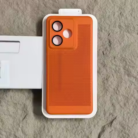 Case For Realme GT7 Pro GT 7T Simple Grid Heat Dissipation PC Skin-friendly Cover For Realme GT 7 Pr