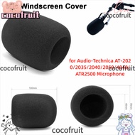 COCOFRUIT Microphone Pop Filter, Windproof Flocked Sponge Foam Mic Windscreen Cover, Replacement Mic
