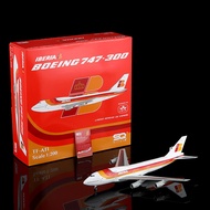 SQ Wings 1/200 Spain Airlines B747-300 Alloy Airliner Model TF-ATI