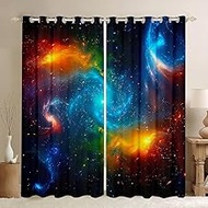 Erosebridal Trippy Universe Space Curtains Cosmos Nebula Curtains & Drapes, Galaxy Astrology Zodiac