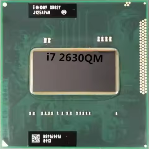 Intel Core i7-2630QM i7 2630QM SR02Y 2.0GHz 45W 4 Core 8 Thread Socket G2 notebook CPU Laptop Proces