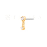 EMBER | 14k Gold Lab-Grown Diamond Stud