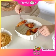 【PLAYFUL】Air Fryer Oven Silicone Basket Pot FDA Approved Food Safe Air Fryer Accessories Air Fryer Basket Replacement