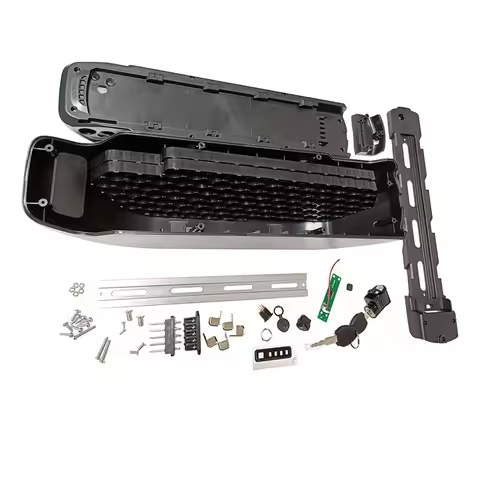 Max 91 Cells 18650 Polly DP-9 E-bike Battery Case E-Bike Battery Box E-bike Downtube Case with Batte