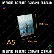 2 in 1 Magnatic Acrylic A4 & A5 Saiz Photo Frame / Poster Holder / Advertising Frame / A4 Table Desk