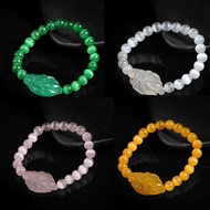 Women's Cat Eye Fox Bracelet Fashion Lucky Charm Nine-Tail Fox Spiritual Protection Jewelry for Good