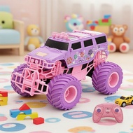 Girls' Pink RC 4WD Off-Road Jeep, Large Size, Rechargeable  Jeep Off-Road RC Merah Jambu (4WD) Saiz 