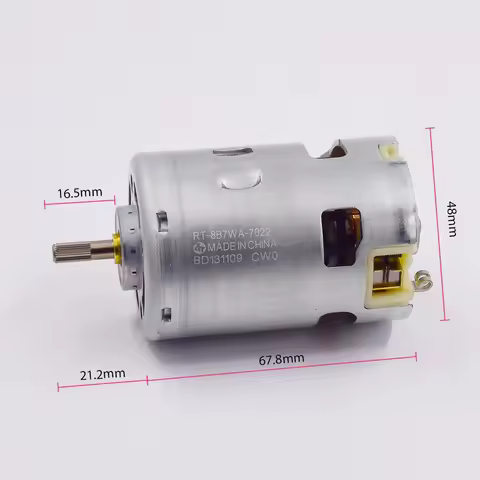 Mabuchi RT-8B7WA-7022 Micro 48mm RS-887 DC 18V 24V 36V 40V High Speed Power High Torque Electric Dri