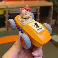 Alloy Children's Car Toys Sliding Cartoon Baby Pull Back Inertial Car Lighting Influencer Sports Car