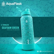 Aquaflask IL Terrazzo Limited Edition Design With Silicon Boot and Paracord