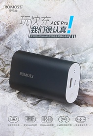 Romoss Ace Pro 10000mAh Powerbank - Black (EXPORT)