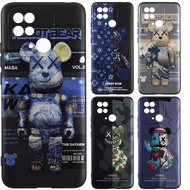 Soft Silicone TPU Case for iPhone Apple 15 Pro Max 14 7 8 11 6 6s SE 12 13 BEARBRICK