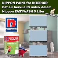 Nippon Paint EasyWash Interior collection 5 Liter Yours Truly 1530P / Blue Wish 1538P / Bosco Blue 1