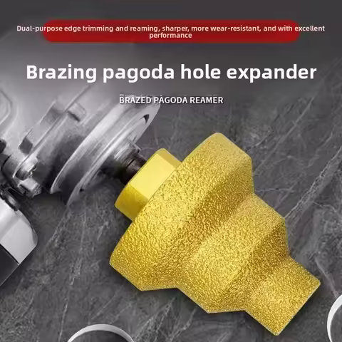 Step Drill Bit Hole Cutter - For Drilling & Enlarging Holes in Tiles, Quartz Stone & Marble, Angle G