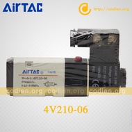 Van điện từ Airtac 4V210-06 Van khí nén Van chia khí 4V210-06 ( Van 5/2 ) 220VAC 24VDC Solenoid Valv