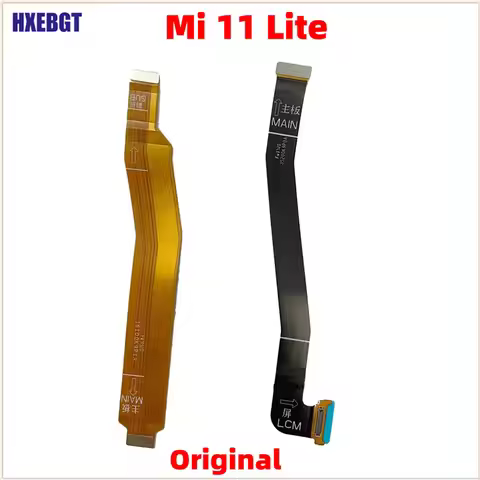 New Motherboard Connect Charging Board Flex Cable + LCD Display Flex Cable For Xiaomi Mi 11 Lite 4G/