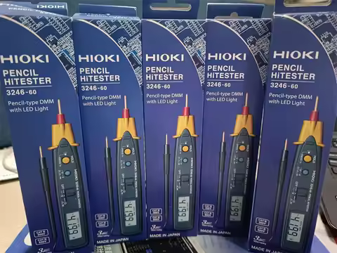 [100% New] Made in Japan Hioki 3246-60 HiTester Pen-Sized Digital Multimeter with LED Flashlight, 42