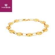 HABIB Oro Italia 916 Yellow Gold Bracelet GW42090123
