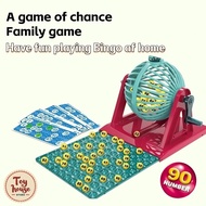 Bingo Set Bingo Lottery Machine Family Game Lotto Binggo Game Binggo Game Bingo Toy Game