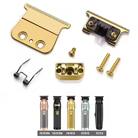 Professional Replacement Titanium Blade Set For BaByliss PRO Barberology FX787 And FX726,Fits All FX