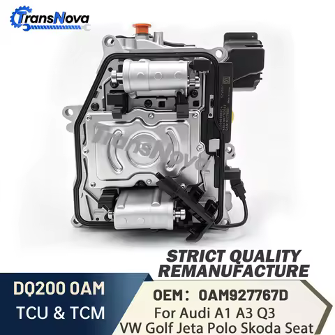 TransNova 0AM DQ200 DSG 7 TCU TCM Auto Transmission Mechatronic 0AM927769D & 0AM 325 065 S Valve Bod