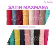 Bahan Kain Satin Maxmara 1 Roll - Saten Velvet Polos bridesmaid