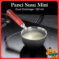 One Two Cups Mini Milk Pan Stainless Steel 410 Dual Drainage - HK1