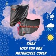 MOTORCYCLE COVER FOR TMAX / XMAX (WITH GIVI BOX / TOP BOX)