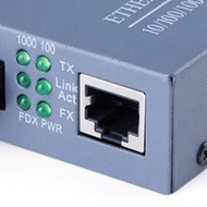 2X Gigabit Fiber Optical Media Converter -GS-03 1000Mbps Single Fiber SC Port External Power Supply, B Port Terminal