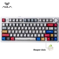 AULA | New AULA F75/F99 Pro Gaming Mechanical Keyboard PBT Comic Keycaps RGB Backlight Hot Plug Cust