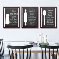 Chalkboard Bible Verse Quotes Posters and Prints Scripture Farmhouse Wall Art Pictures Canvas Painti