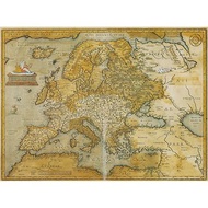 義大利 IFI 海報 古代歐洲地圖