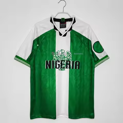 2025 Summer 1996 Nigeria Classic Vintage Soccer Jersey Retro Quanghao 10oscar Café Football Shirt Me