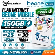 BeONE Mobile Prepaid SIM Kad | Powered by Maxis | Internet Pantas up to 500GB | Nombor Baru / MNP Ke