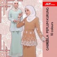 770 / P770# GABRIELA PEPLUM KURUNG LACE
