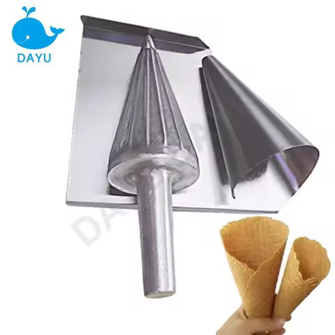 Egg Roll Mold Commercial Waffle Crispy Skin Conical Food Processor Kitchen Equipment Ice Cream Cone 