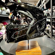 GILLE SQUADRON Solid Dual Sport Helmet w/ FREE EXTRA VISOR